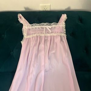 Pastel purple/pink coquette nightgown